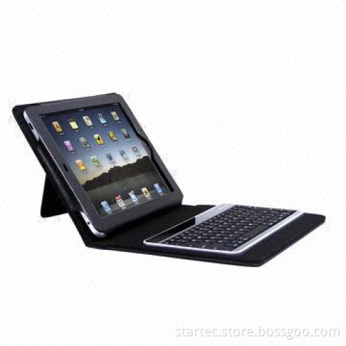 Case for iPad, with Detachable Plastic Scissor Bluetooth Keyboard